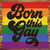 Born This Gay Wholesale Novelty Square Sticker Decal