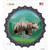 Wild One Bear Wholesale Novelty Bottle Cap Sticker Decal