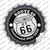 Illinois Route 66 Centennial Wholesale Novelty Bottle Cap Sticker Decal