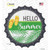 Hello Summer Flip Flops Wholesale Novelty Bottle Cap Sticker Decal