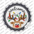 Welcome Reindeer Wholesale Novelty Bottle Cap Sticker Decal