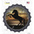 Rearing Horse Silhouette Wholesale Novelty Bottle Cap Sticker Decal