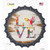 Love Colorful Chicken Wholesale Novelty Bottle Cap Sticker Decal