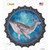Humpback Whale Blue Wholesale Novelty Bottle Cap Sticker Decal