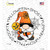 Spooky Halloween Gnome Wholesale Novelty Circle Sticker Decal