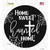 Home Sweet Haunted Home Wholesale Novelty Circle Sticker Decal