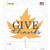 Give Thanks Leaf Wholesale Novelty Circle Sticker Decal