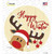 Happy Winter Reindeer Wholesale Novelty Circle Sticker Decal