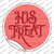 His Treats Red Wholesale Novelty Circle Sticker Decal