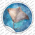 Stingray Blue Wholesale Novelty Circle Sticker Decal