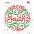 Faith Christmas Wholesale Novelty Circle Sticker Decal