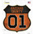 Hazzard 01 Rusty Wholesale Novelty Highway Shield Sticker Decal