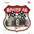 Grey Hot Rod Route 66 Wholesale Novelty Highway Shield Sticker Decal