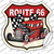 Red Hot Rod Route 66 Wholesale Novelty Highway Shield Sticker Decal