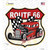 Red Hot Rod Route 66 Wholesale Novelty Highway Shield Sticker Decal