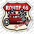 Red Hot Rod Side Route 66 Wholesale Novelty Highway Shield Sticker Decal