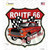 Orange Hot Rod Flame Route 66 Wholesale Novelty Highway Shield Sticker Decal