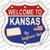 Kansas Established Wholesale Novelty Highway Shield Sticker Decal