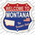 Montana Established Wholesale Novelty Highway Shield Sticker Decal