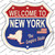 New York Established Wholesale Novelty Highway Shield Sticker Decal