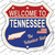 Tennessee Established Wholesale Novelty Highway Shield Sticker Decal