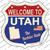 Utah Established Wholesale Novelty Highway Shield Sticker Decal