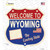 Wyoming Established Wholesale Novelty Highway Shield Sticker Decal