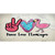 Peace Love Flamingos Wholesale Novelty Sticker Decal