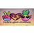 Peace Love Summer Wholesale Novelty Sticker Decal