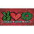 Peace Love Joy Wholesale Novelty Sticker Decal