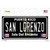 San Lorenzo Puerto Rico Black Wholesale Novelty Sticker Decal
