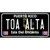 Toa Alta Puerto Rico Black Wholesale Novelty Sticker Decal