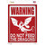 Warning Do Not Feed Dragons Wholesale Novelty Rectangle Sticker Decal