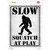 Slow Squatch At Play Wholesale Novelty Rectangle Sticker Decal