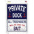 Private Dock Wholesale Novelty Rectangle Sticker Decal
