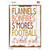 Flannels Bonfires Smores Wholesale Novelty Rectangle Sticker Decal