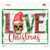 Love Christmas Skull Wholesale Novelty Rectangle Sticker Decal