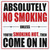 No Smoking Unless Smoking Hot Wholesale Novelty Square Sticker Decal