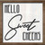 Hello Sweet Cheeks Wholesale Novelty Square Sticker Decal
