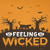 Feeling Wicked Graveyard Wholesale Novelty Square Sticker Decal