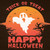 Trick or Treat Ghost Wholesale Novelty Square Sticker Decal