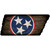 Blue Tri Star Wholesale Novelty Rusty Effect Tennessee Shape Sticker Decal