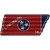 Lynchburg Tennessee Flag Wholesale Novelty Corrugated Effect Tennessee Shape Sticker Decal