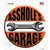 Assholes Garage Wholesale Novelty Circle Sticker Decal