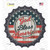 God Bless America Script Wholesale Novelty Bottle Cap Sticker Decal