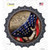Constitution American Flag Wholesale Novelty Bottle Cap Sticker Decal