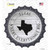 Texas Where Everythings Big Wholesale Novelty Bottle Cap Sticker Decal