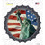 Lady Liberty American Flag Wholesale Novelty Bottle Cap Sticker Decal