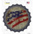 Distressed American Flag Wholesale Novelty Bottle Cap Sticker Decal