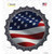 Waving American Flag Wholesale Novelty Bottle Cap Sticker Decal